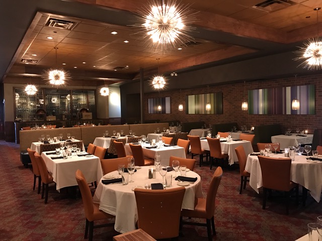 Dining room and bar at the King of Prussia Sullivan's Steakhouse